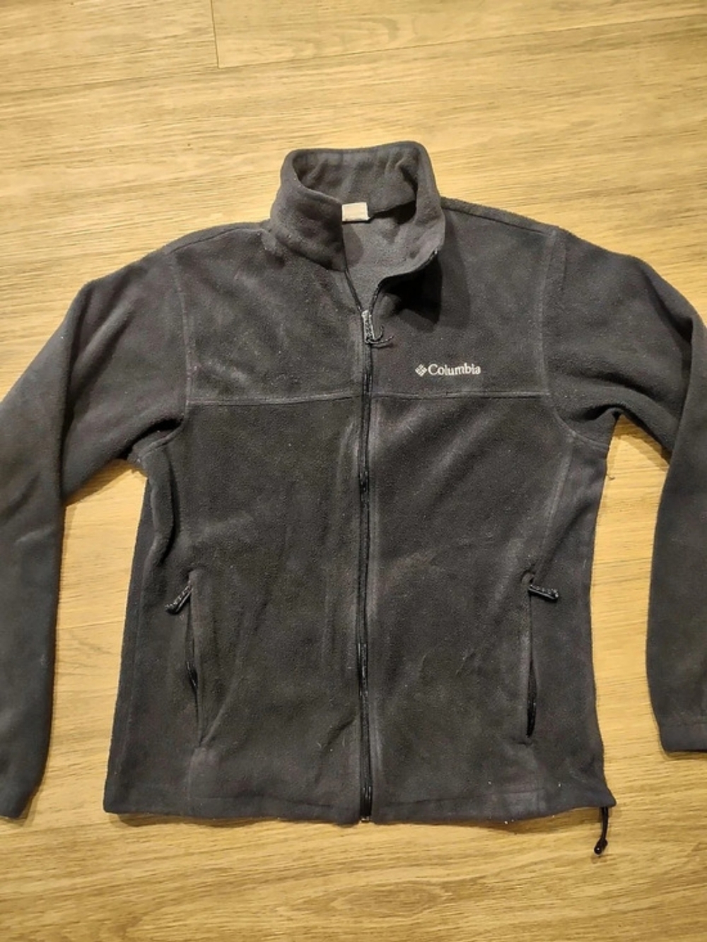 Columbia Fast Trek Full Zip Fleece Jacket Black Medium